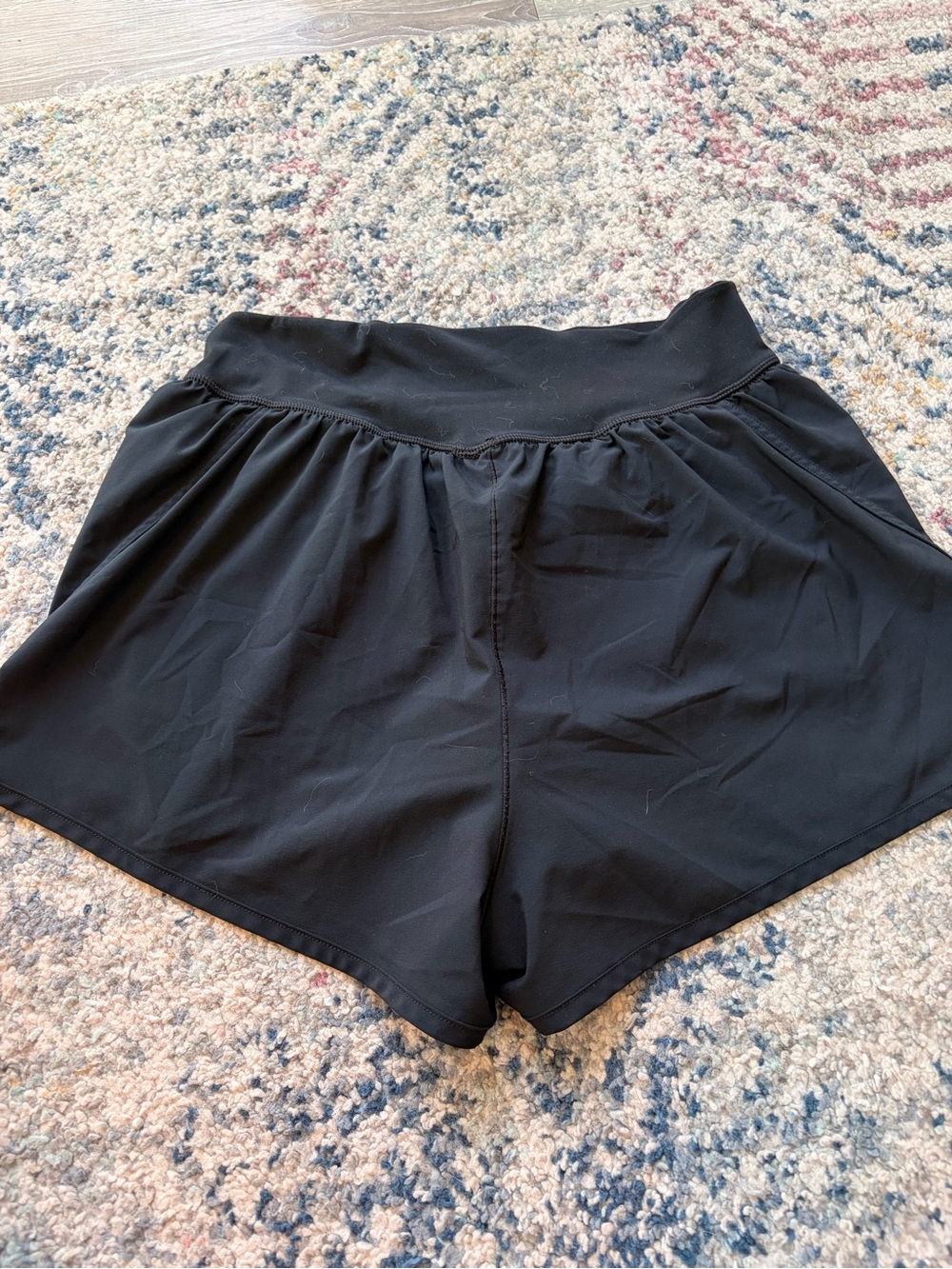 Aerie Offline Women's Black Athletic Shorts - High Waist Comfort